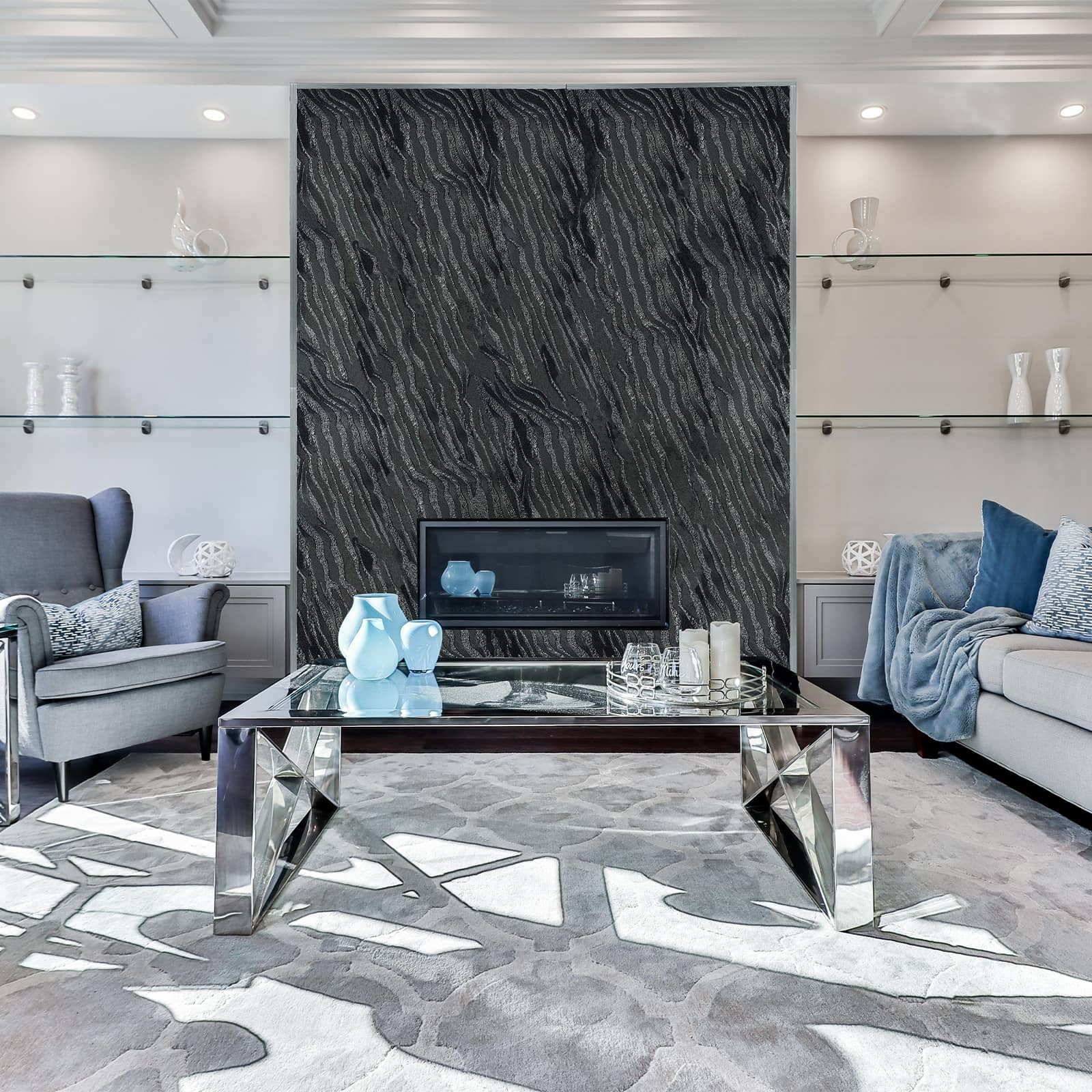 Arthylae-fireplace-silver-zebre-glass-architectural-panel