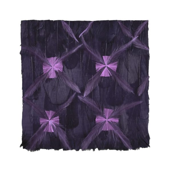 Arthylae-panneau-architectural-plumes-fleuries-violettes