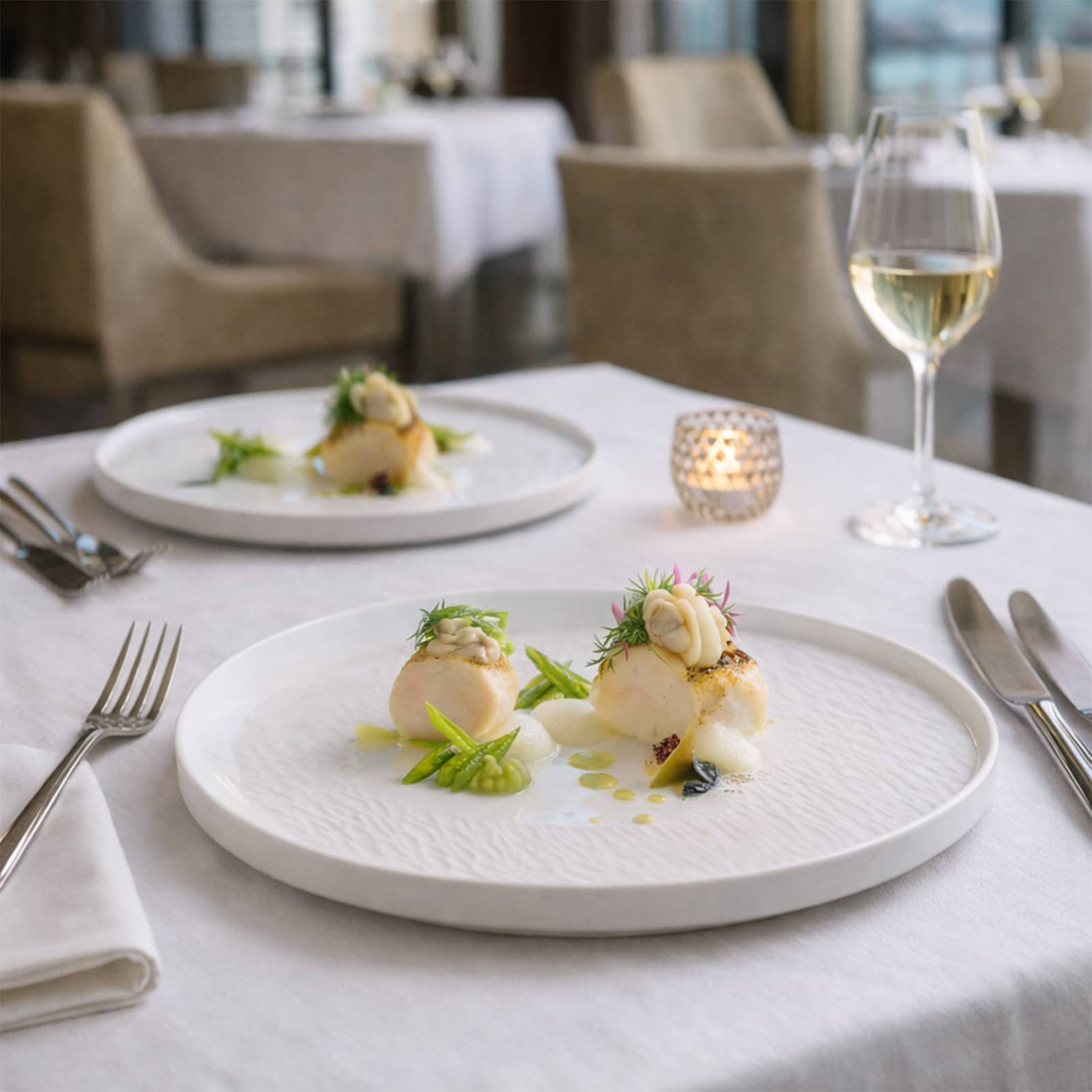 ARTHYLAE-Assiette-Plissé-Porcelaine-Hospitality